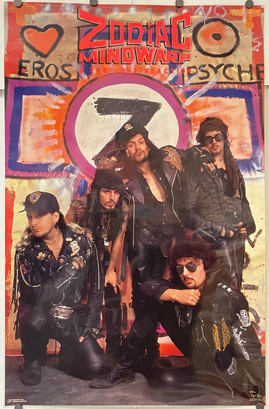 Zodiac Mindwarp and The Love Reaction (#3187), vintage rock poster, 1988