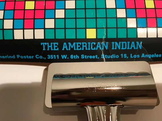 The American Indian, vintage silk screened poster by John Van Hamersveld, 1970 - HAPPIEST KID FINDS - Museum-quality antique and vintage posters, original art, preservation and restoration