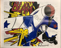 Blam by Roy Lichtenstein, silk screen poster, 1962 - HAPPIEST KID FINDS - Museum-quality antique and vintage posters, original art, preservation and restoration