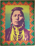 The American Indian, vintage silk screen poster by John Van Hamersveld, 1970 - HAPPIEST KID FINDS - Museum-quality antique and vintage posters, original art, preservation and restoration