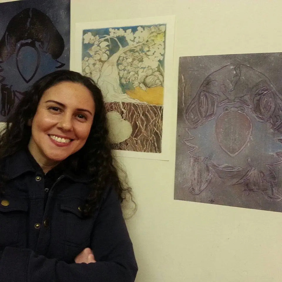 (#4) Aviator / La Poderosa (blue), from original art work by Milagros Melendez - original poster, 2012
