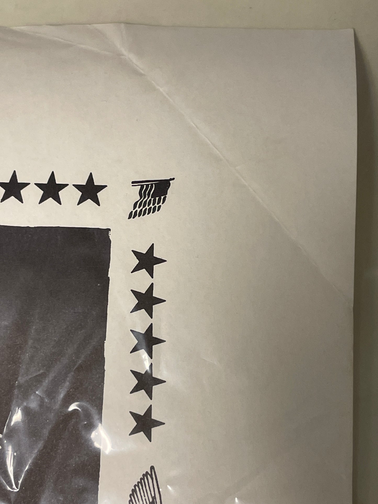 ¿Quién dice que los estadounidenses se están volviendo blandos?, póster litográfico vintage de orgullo/contracultura, c.1969 