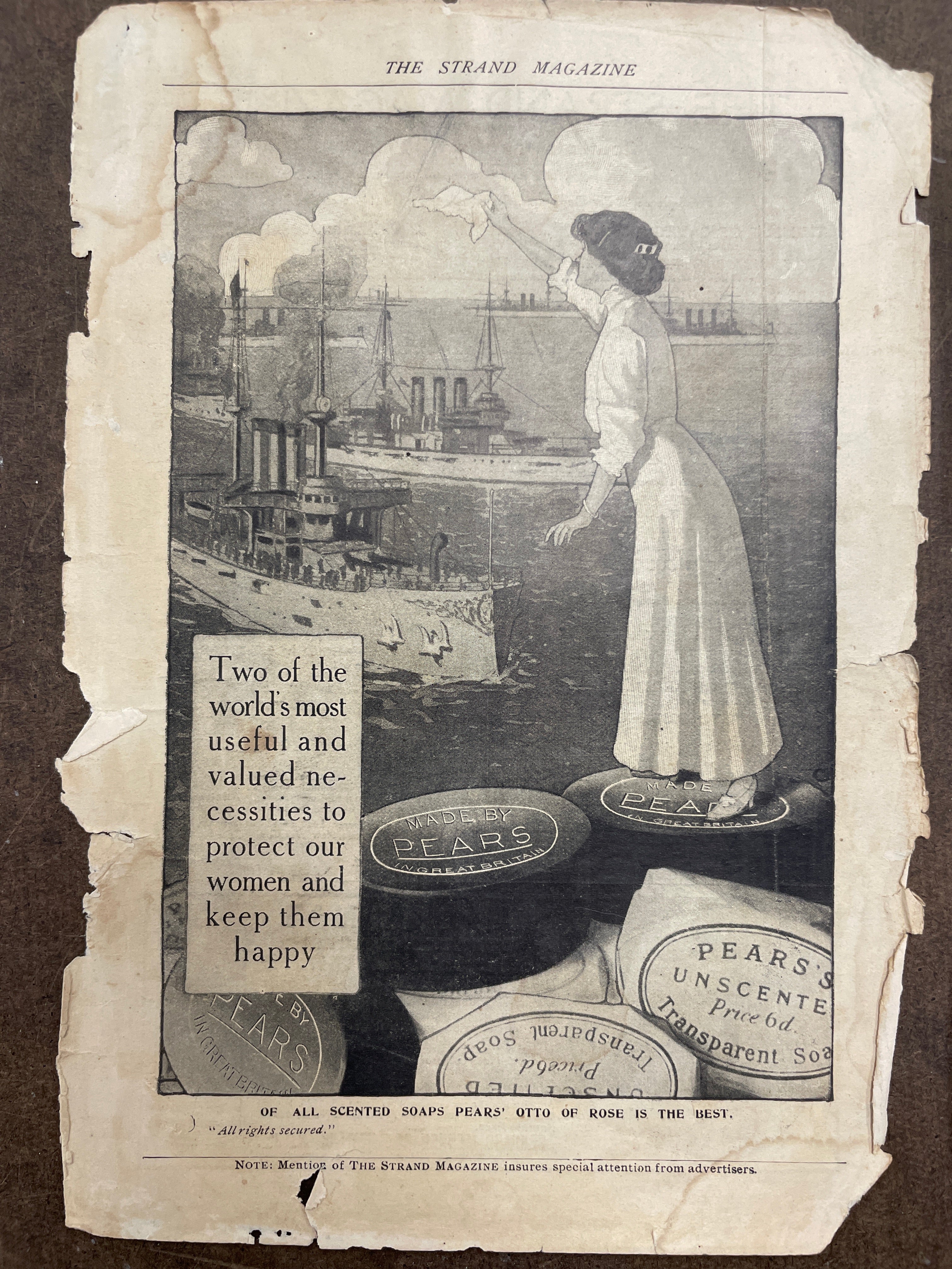 Lot of (6) Antique Turn of the Century c.1900s Health & Hygiene Product Magazine Ads - HAPPIEST KID FINDS - Museum-quality antique and vintage posters, original art, preservation and restoration