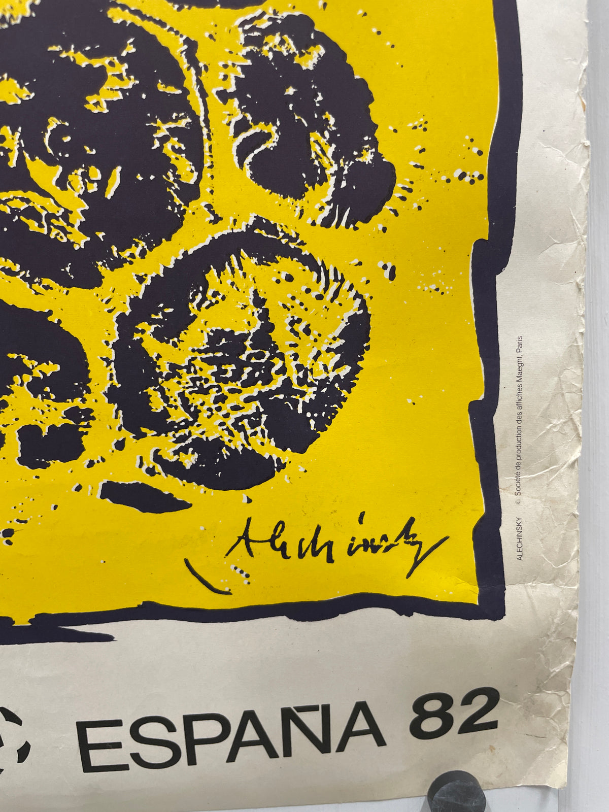 vintage, ALICANTE - Copa del Mundo de Futbol - Espana 82 - HAPPIEST KID FINDS - Museum-quality antique and vintage posters, original art, preservation and restoration