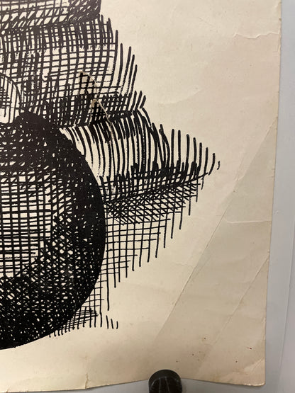 Rare and vintage caricature poster of Mick Jagger of the Rolling Stones in jail, c.1967 - HAPPIEST KID FINDS - Museum-quality antique and vintage posters, original art, preservation and restoration