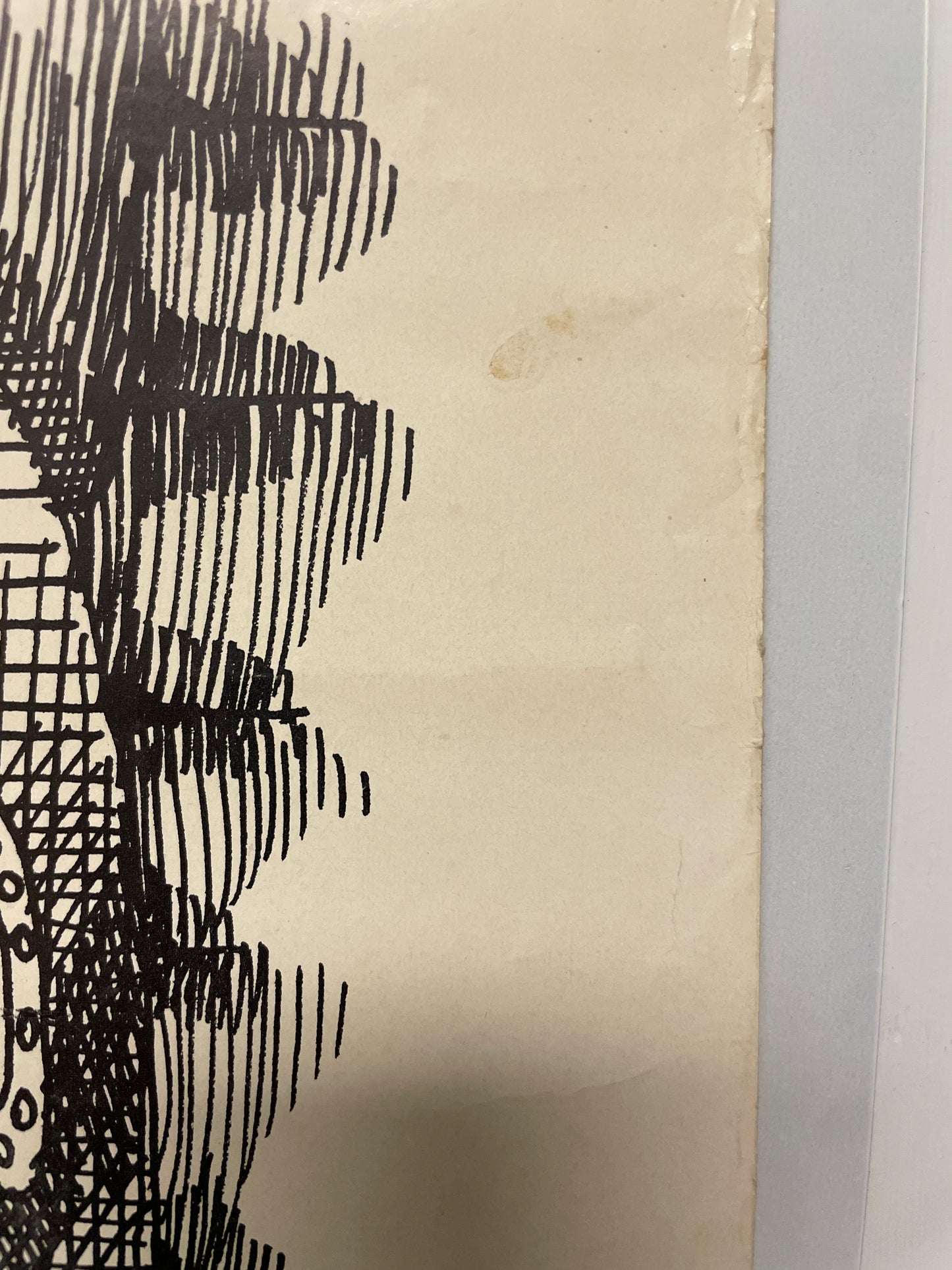 RESHOOT - Caricatura de Mick Jagger de los Rolling Stones en la cárcel, c.1967 