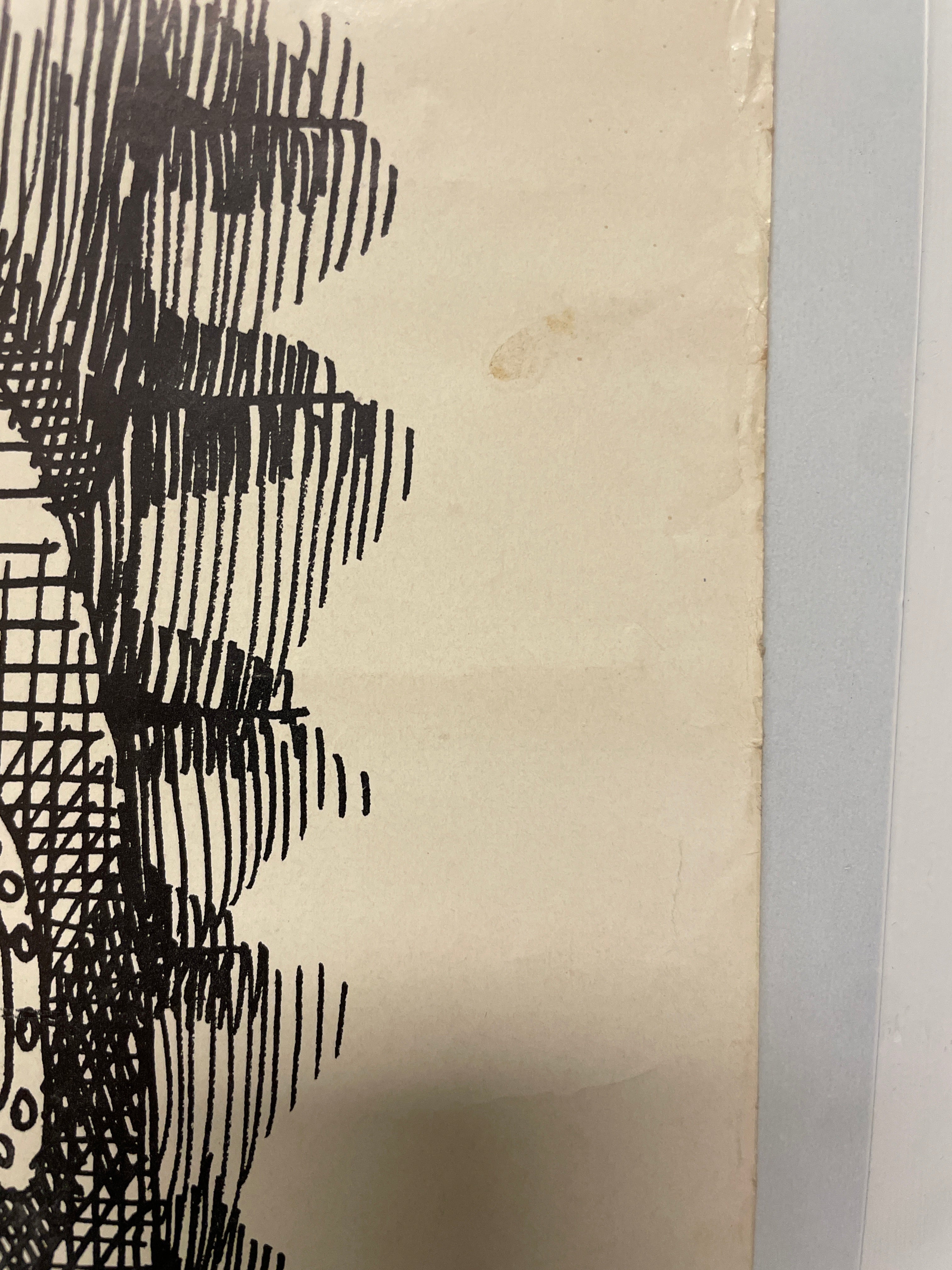 Rare and vintage caricature poster of Mick Jagger of the Rolling Stones in jail, c.1967 - HAPPIEST KID FINDS - Museum-quality antique and vintage posters, original art, preservation and restoration