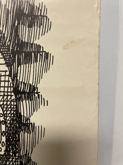 Rare and vintage caricature poster of Mick Jagger of the Rolling Stones in jail, c.1967 - HAPPIEST KID FINDS - Museum-quality antique and vintage posters, original art, preservation and restoration