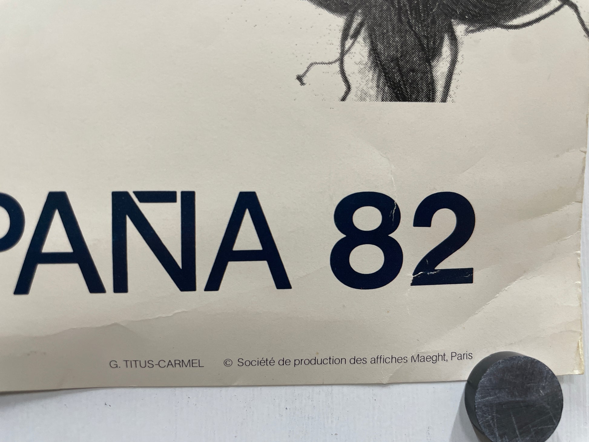 vintage, Gijón - Copa del Mundo de Futbol - Espana 82 - HAPPIEST KID FINDS - Museum-quality antique and vintage posters, original art, preservation and restoration