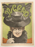 llI. Jahrgang Nr.7   JUGEND, antique publication cover, February 12, 1898 - HAPPIEST KID FINDS - Museum-quality antique and vintage posters, original art, preservation and restoration