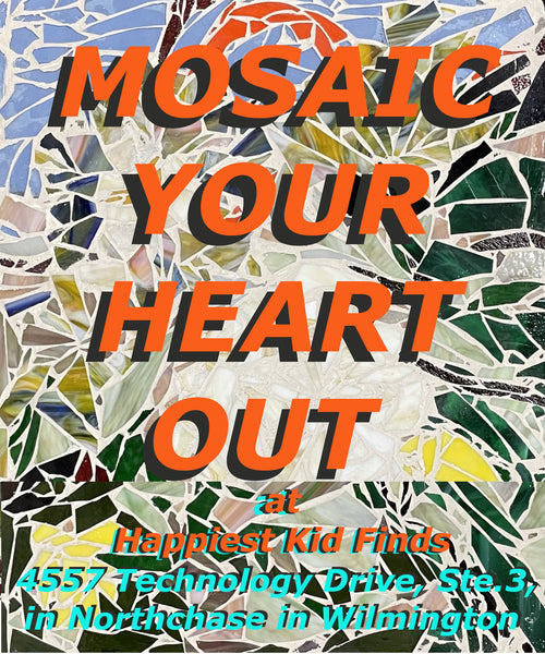 (Feb.28 - Session 1 - afternoon) WORKSHOP - MOSAIC YOUR HEART OUT - HAPPIEST KID FINDS - Museum-quality antique and vintage posters, original art, preservation and restoration