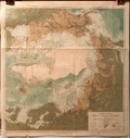 Physical Chart of North Polar Regions, antique map, 1897 - HAPPIEST KID FINDS - Museum-quality antique and vintage posters, original art, preservation and restoration