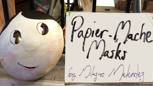 (Mar. 28 - Session 1 - afternoon) WORKSHOP - Papier-mâché Mask Making Happiest Kid Finds